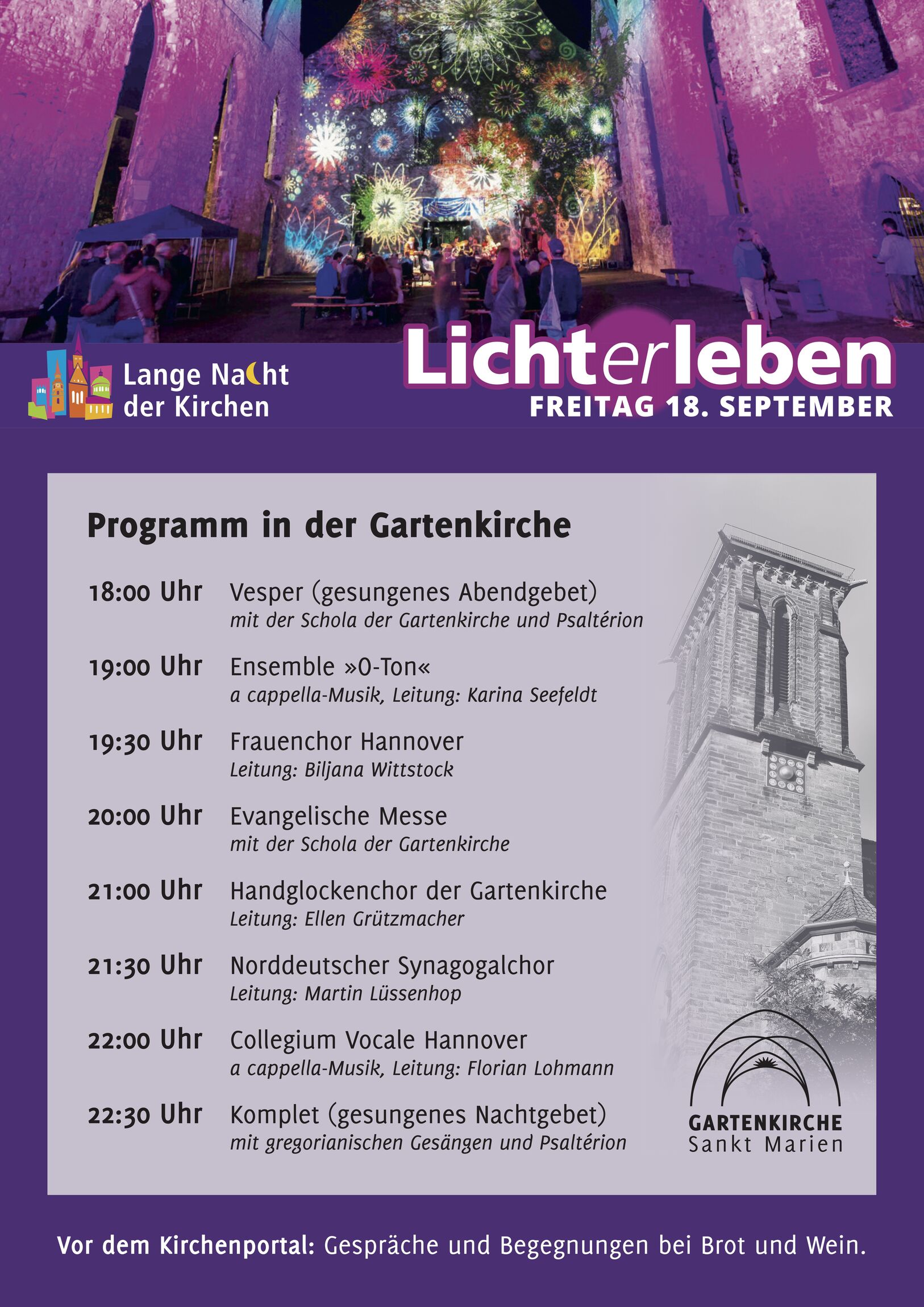 Plakat Lange Nacht der Kirchen 2026