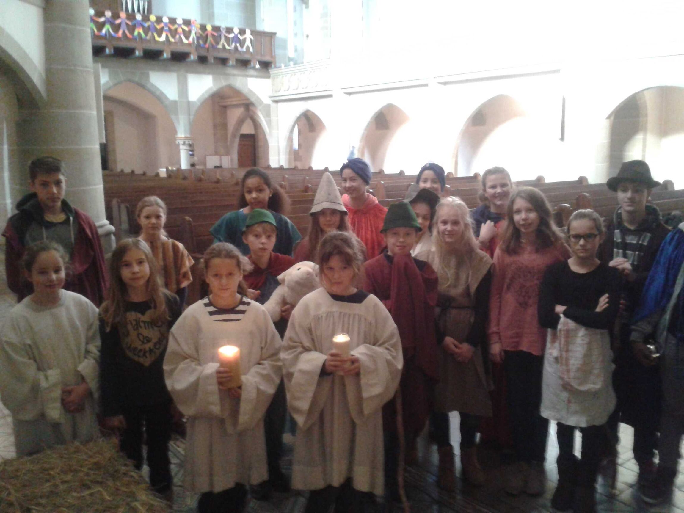 Friedenslicht in der Gartenkirche 2015