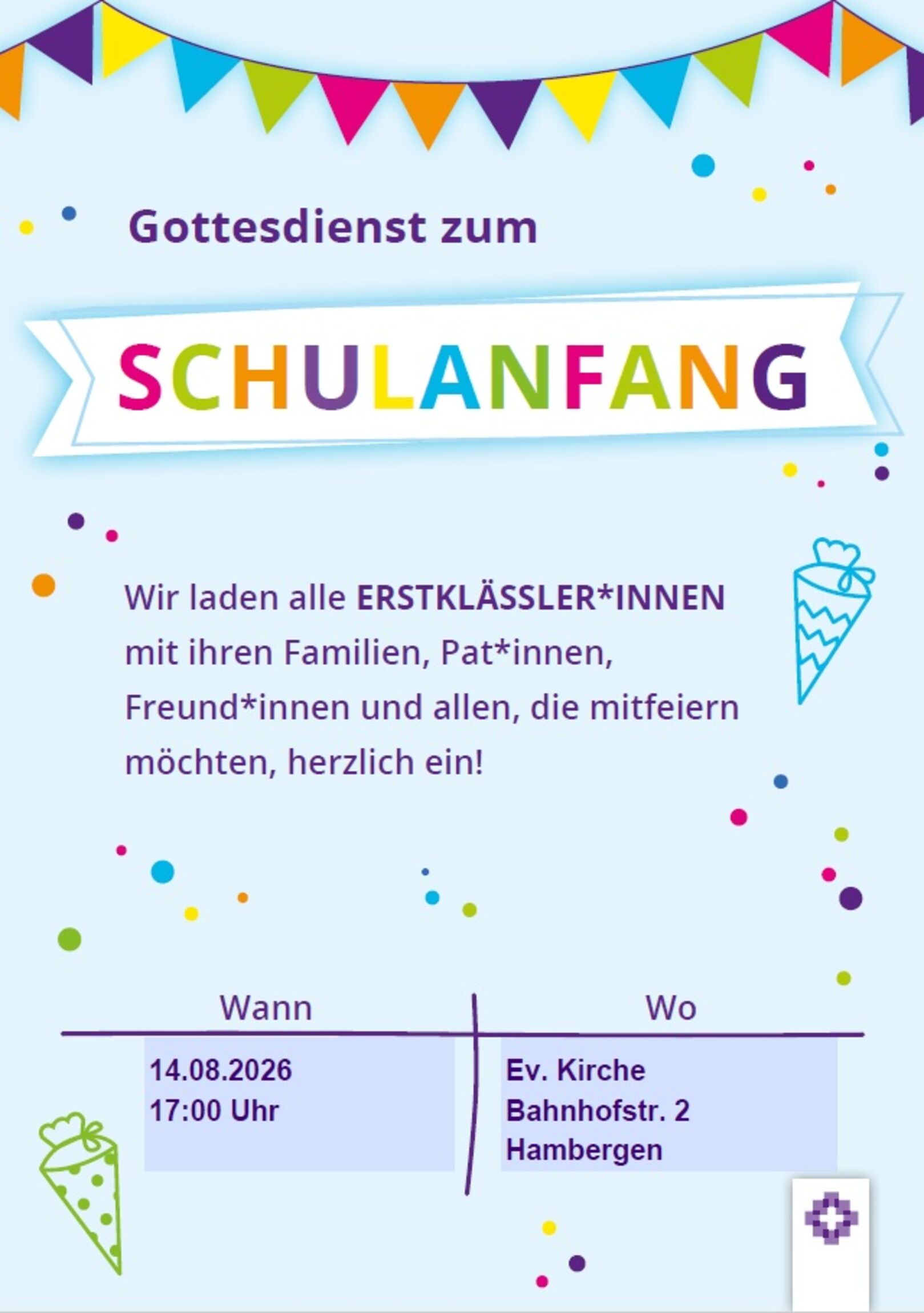 Einschulung2026Plakat
