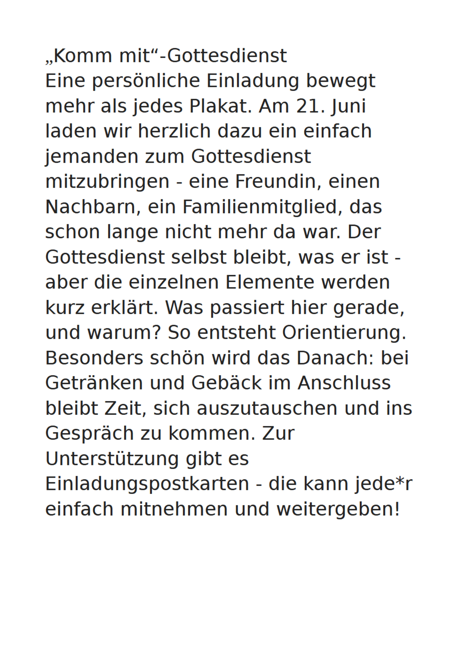 Komm mit