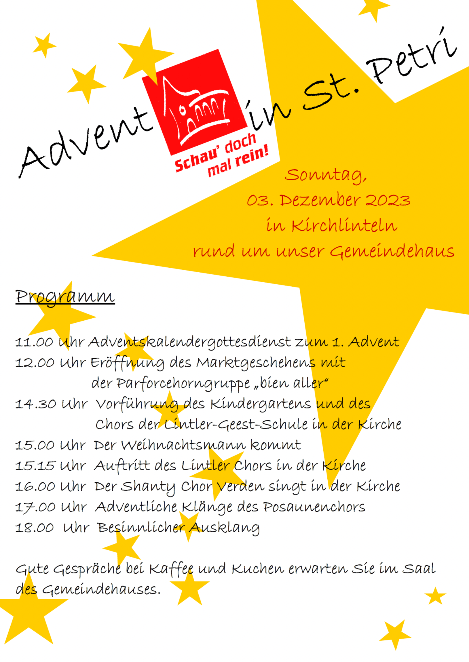 Programm Advent in St. Petri 23