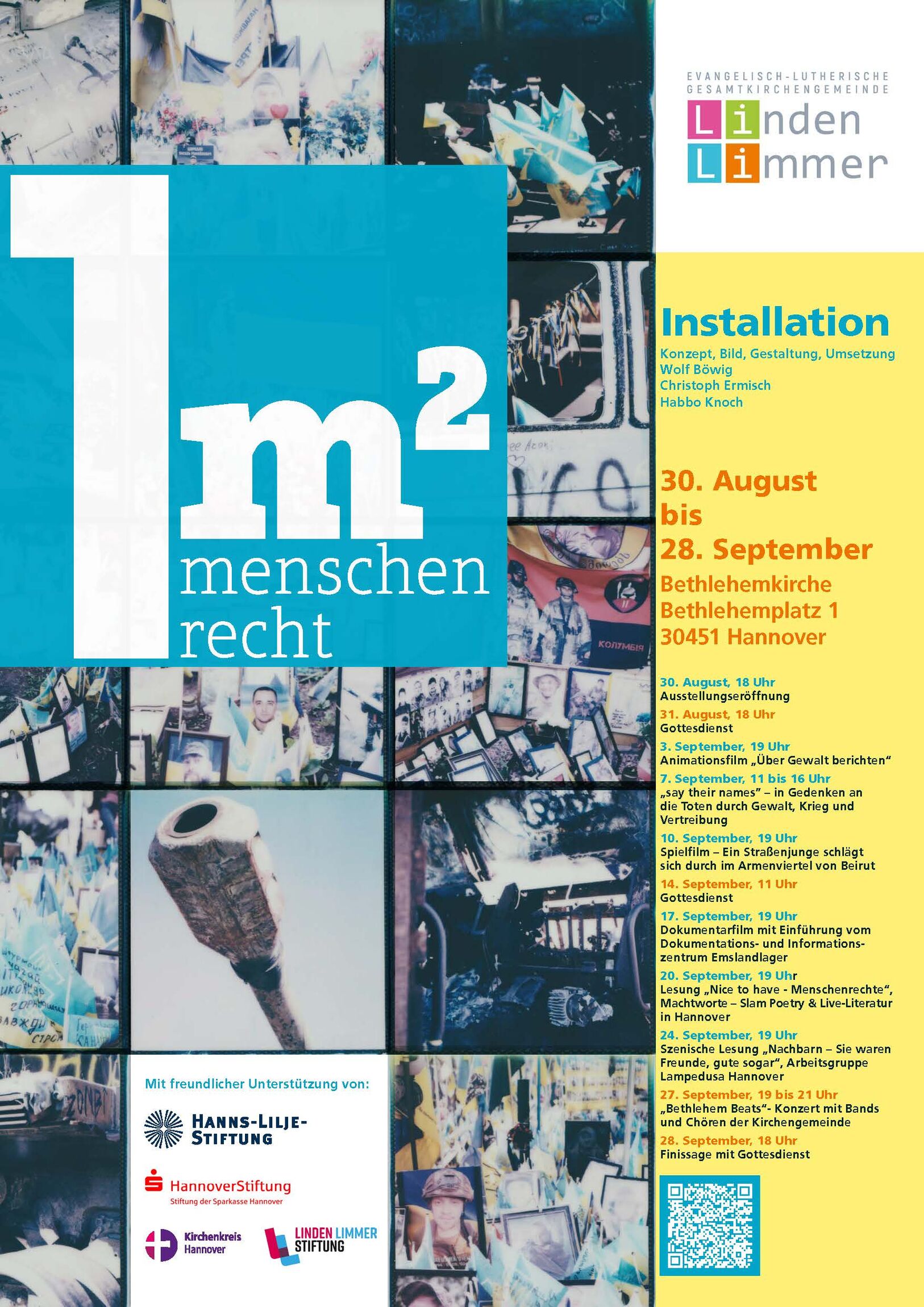 Plakat 1m2 Menschenrecht