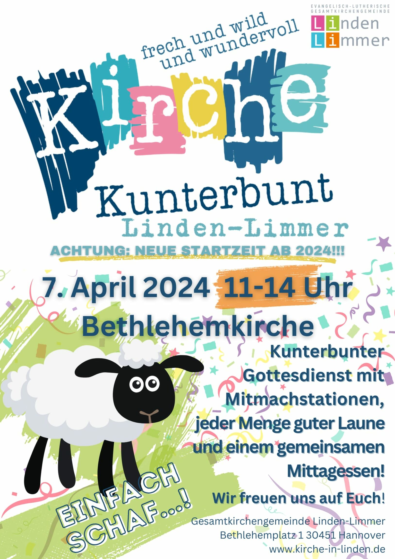 Kunterbunt Einfach Schaf