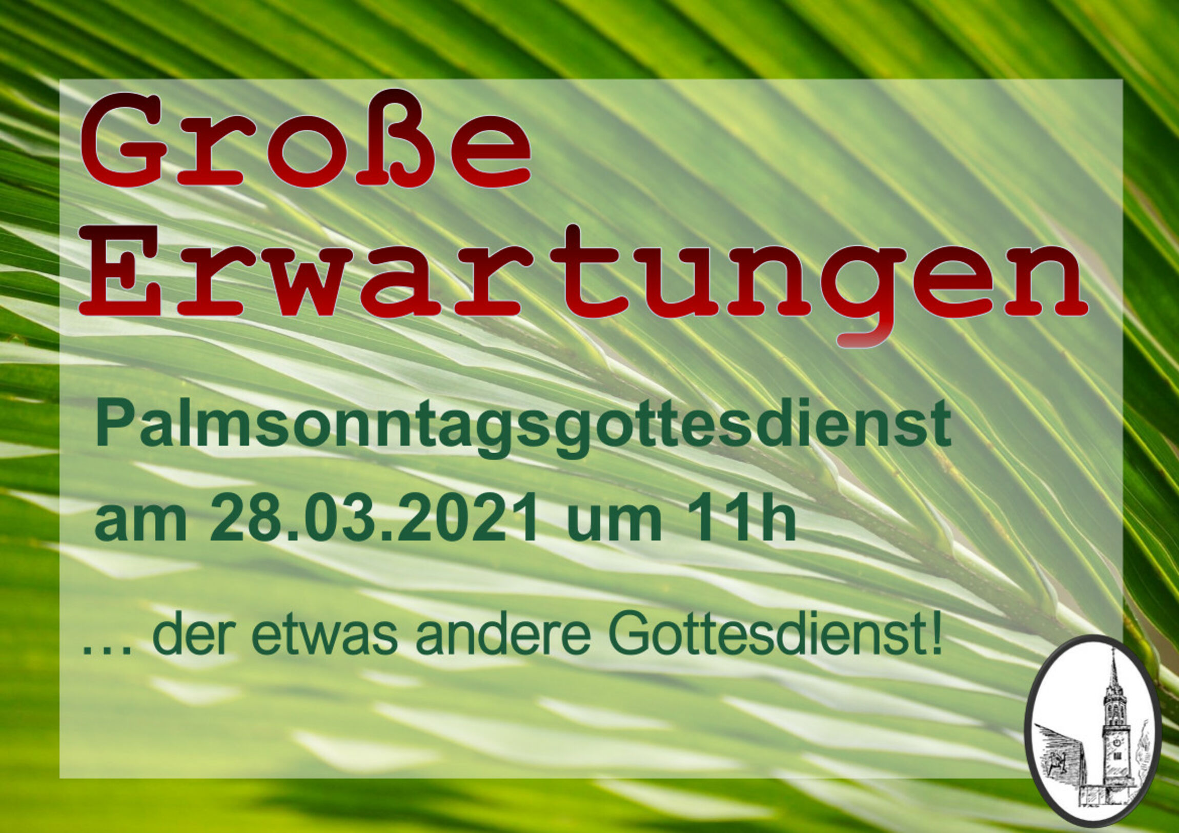 Palmsonntag in St. Martin 28.03.2021