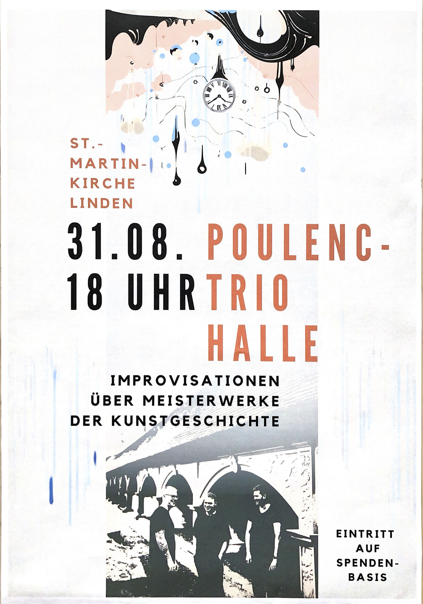 Plakat Poulenc-Trio Halle 31.08.2025