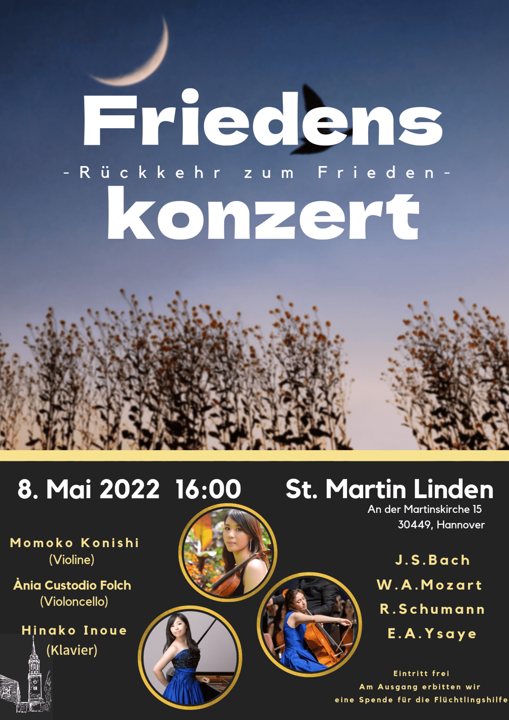 Friedenskonzert 8. Mai 2022 St. Martin