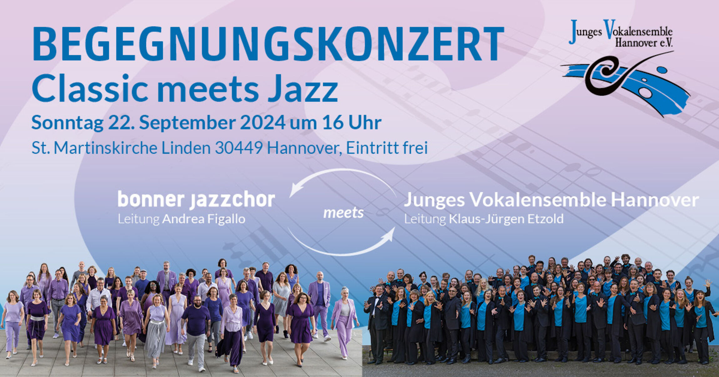 Plakat Begegnungskonzert Classic meets Jazz 22.09.2024