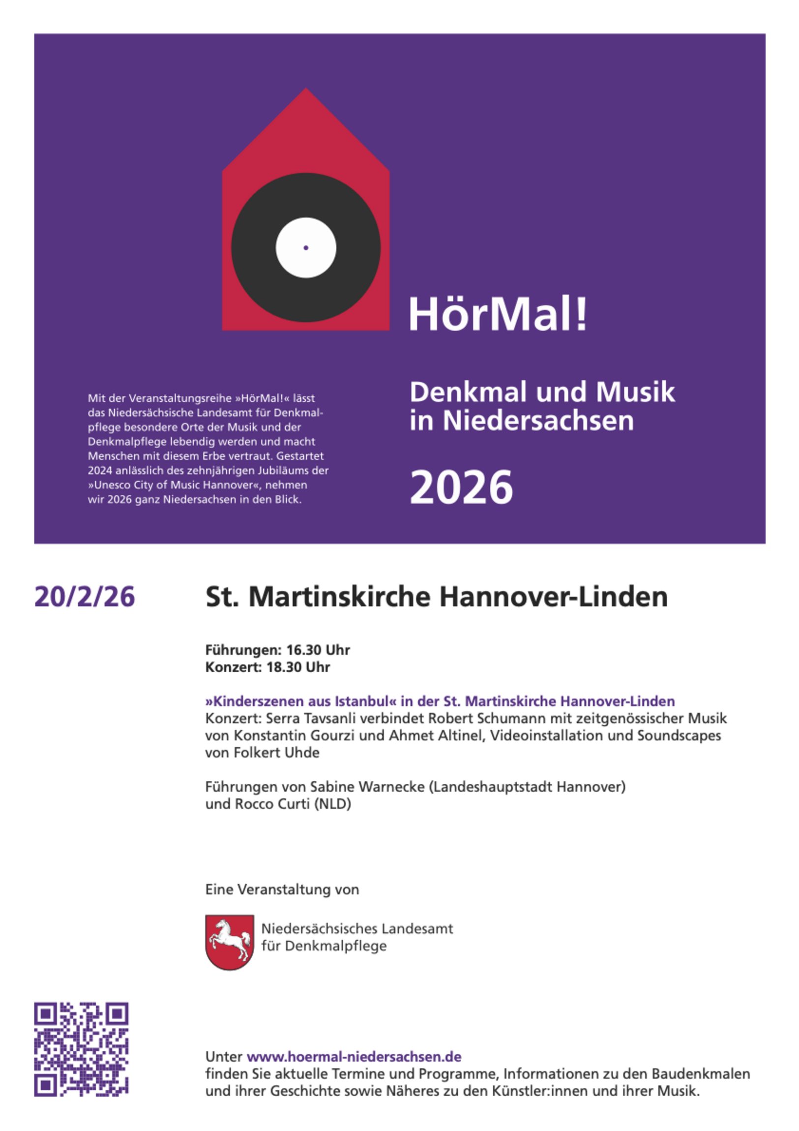 Plakat HörMal 20.02.2026