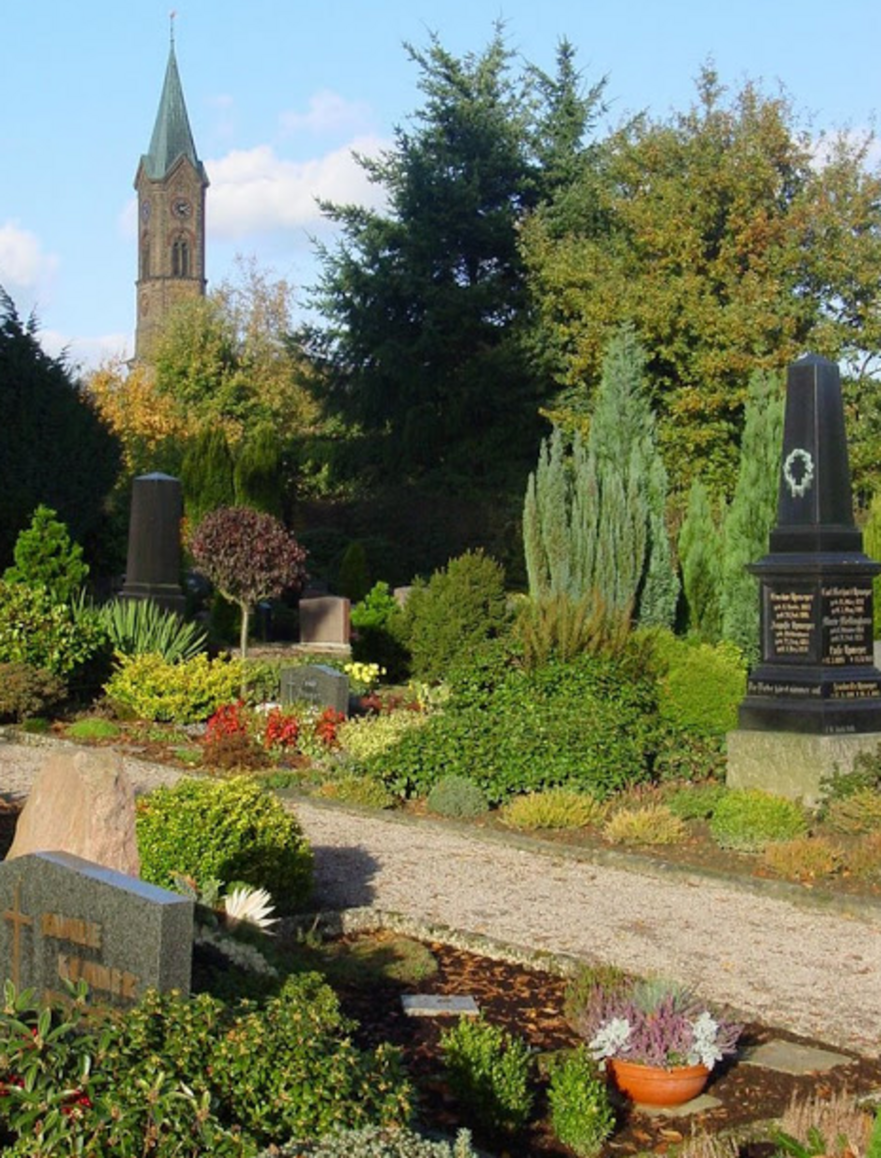 Blick Richtung Kirche