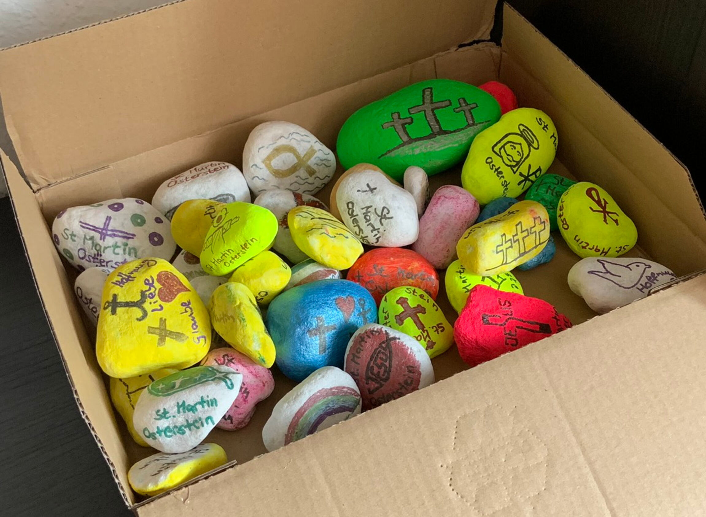 2020-Ostersteine-Auswahl (Foto: M. Wächter)