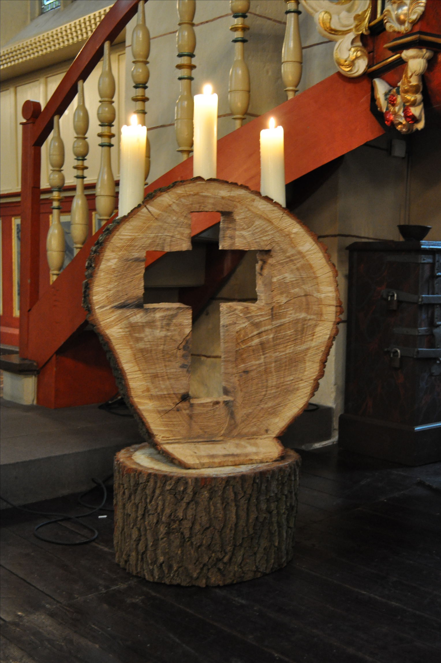 Kerzenleuchter-Eiche