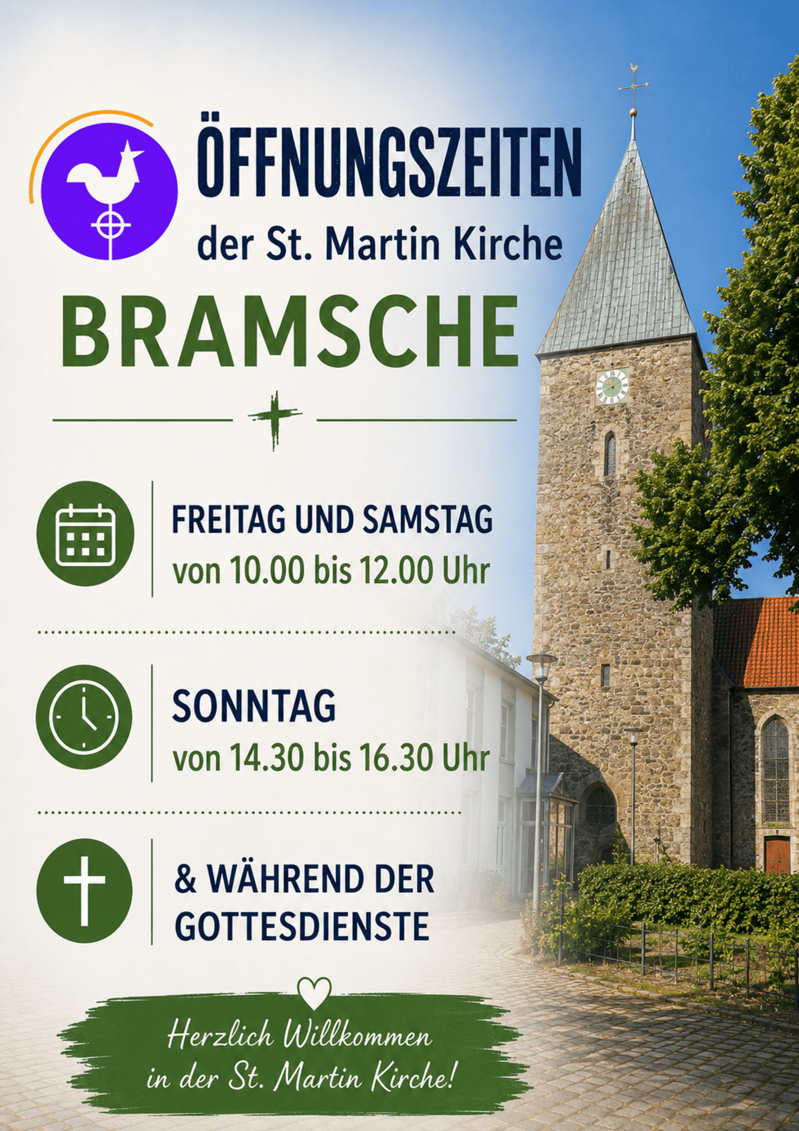 Öffnungszeiten Kirche 