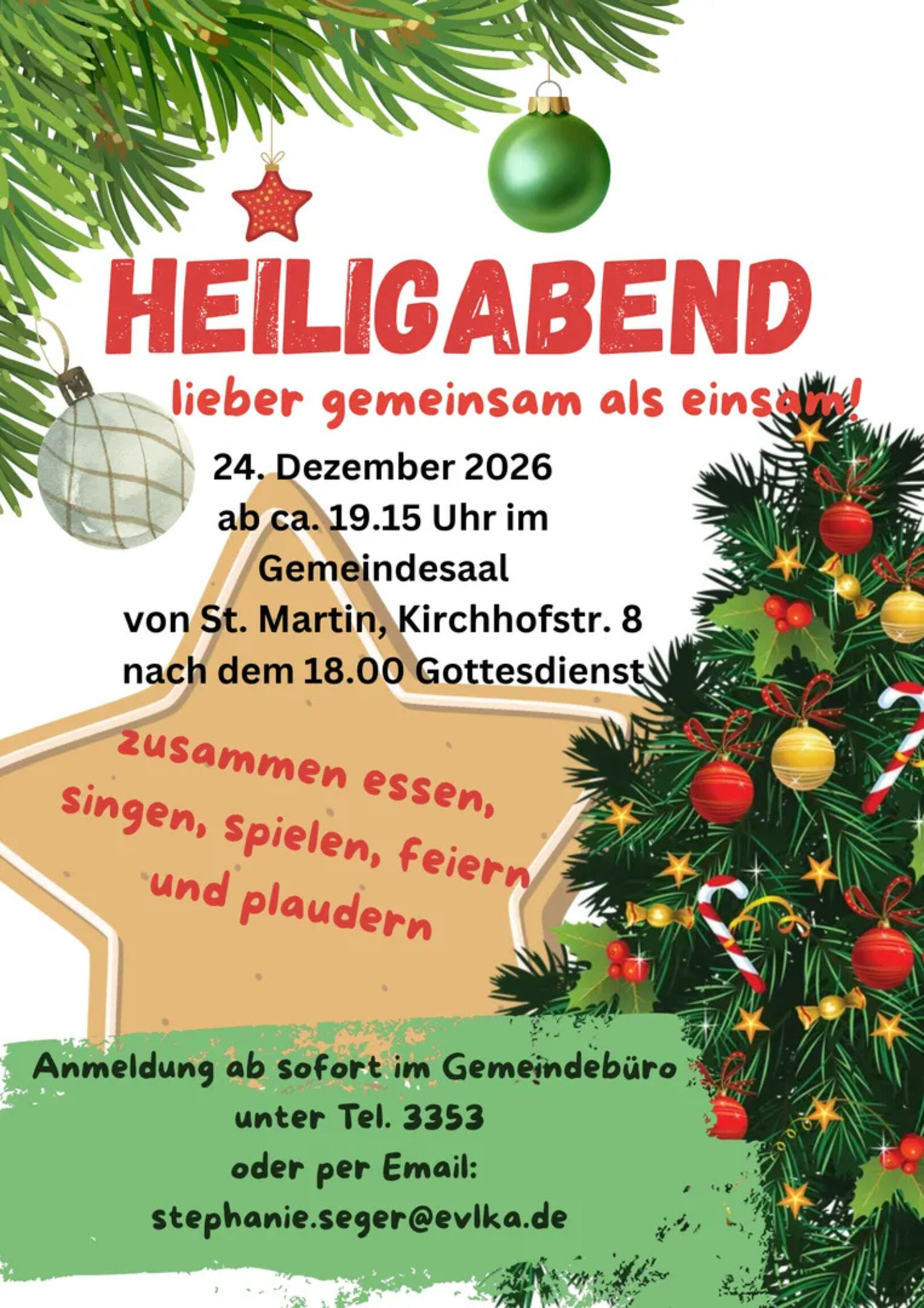 Heiligabend gemeinsam