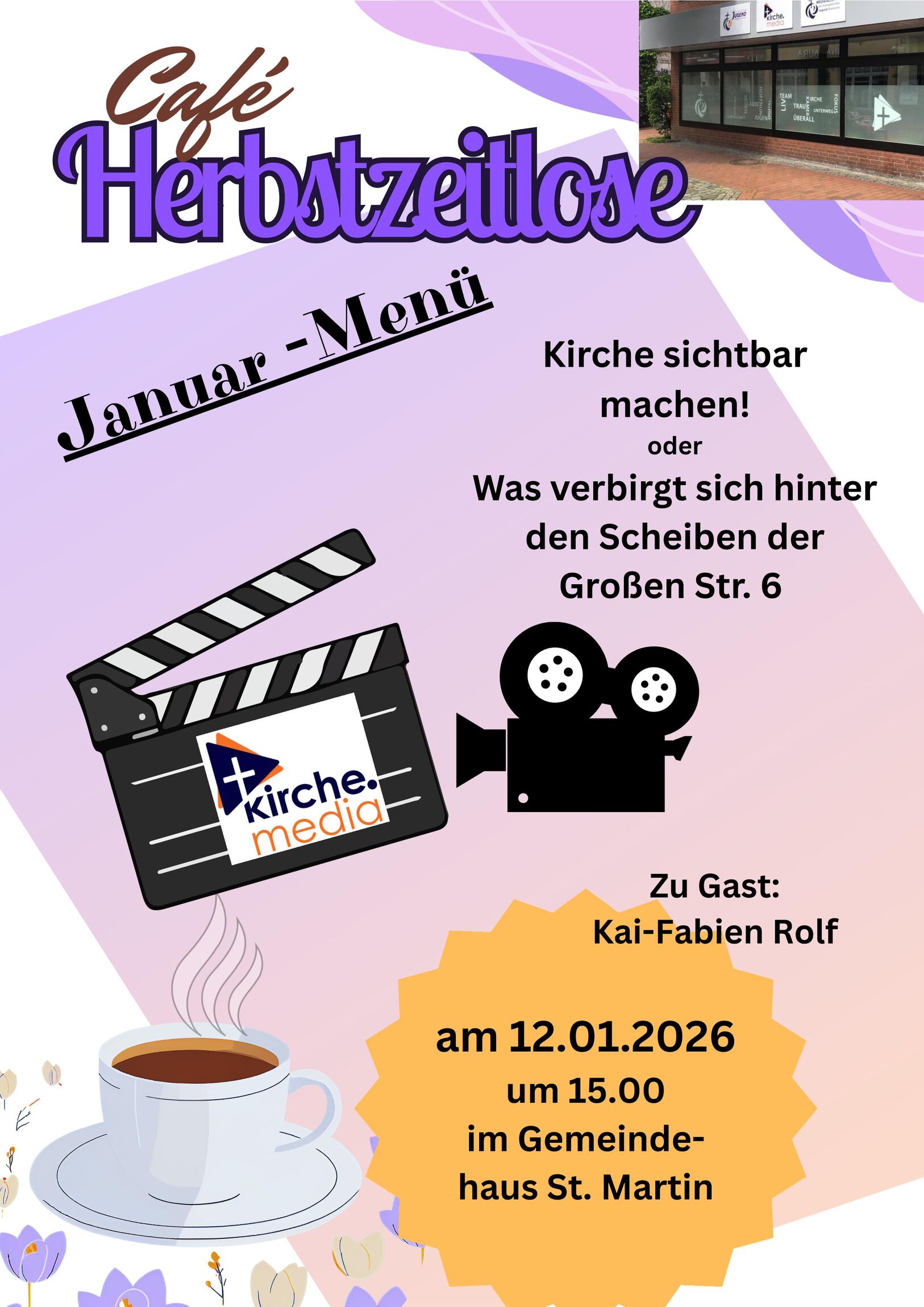 Plakat Cafe Herbstzeitlose 126 -1