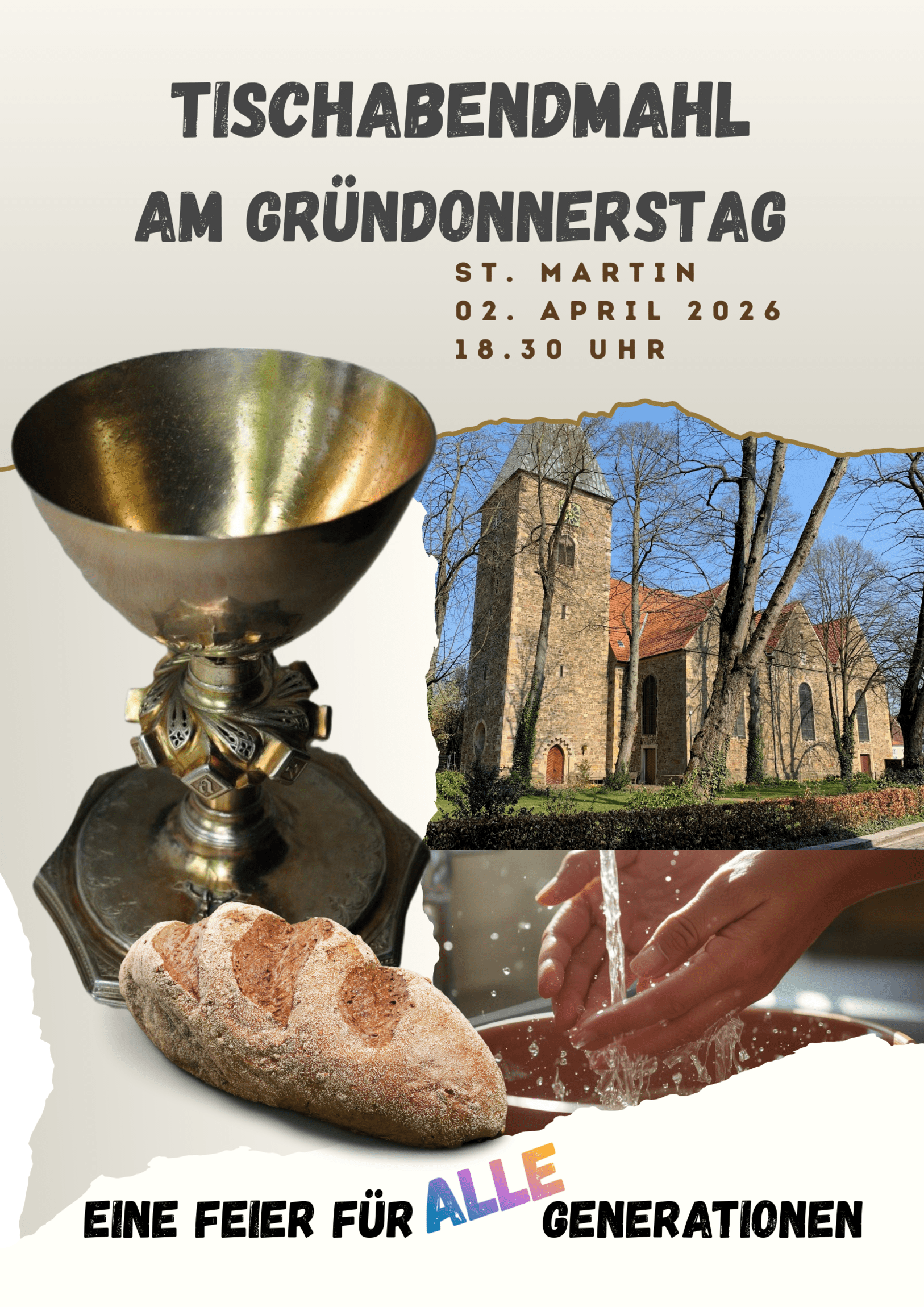 Plakat Gründonnerstag 2026