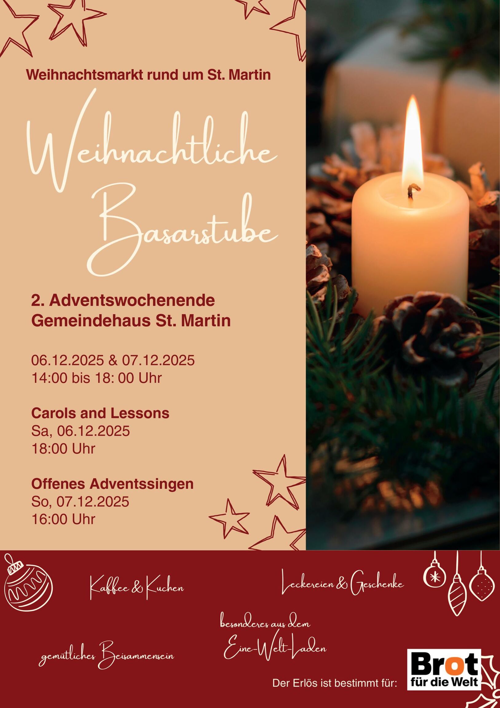 Poster - Fröhliche Basarstube (Poster (A3 Hochformat)) (1)-1