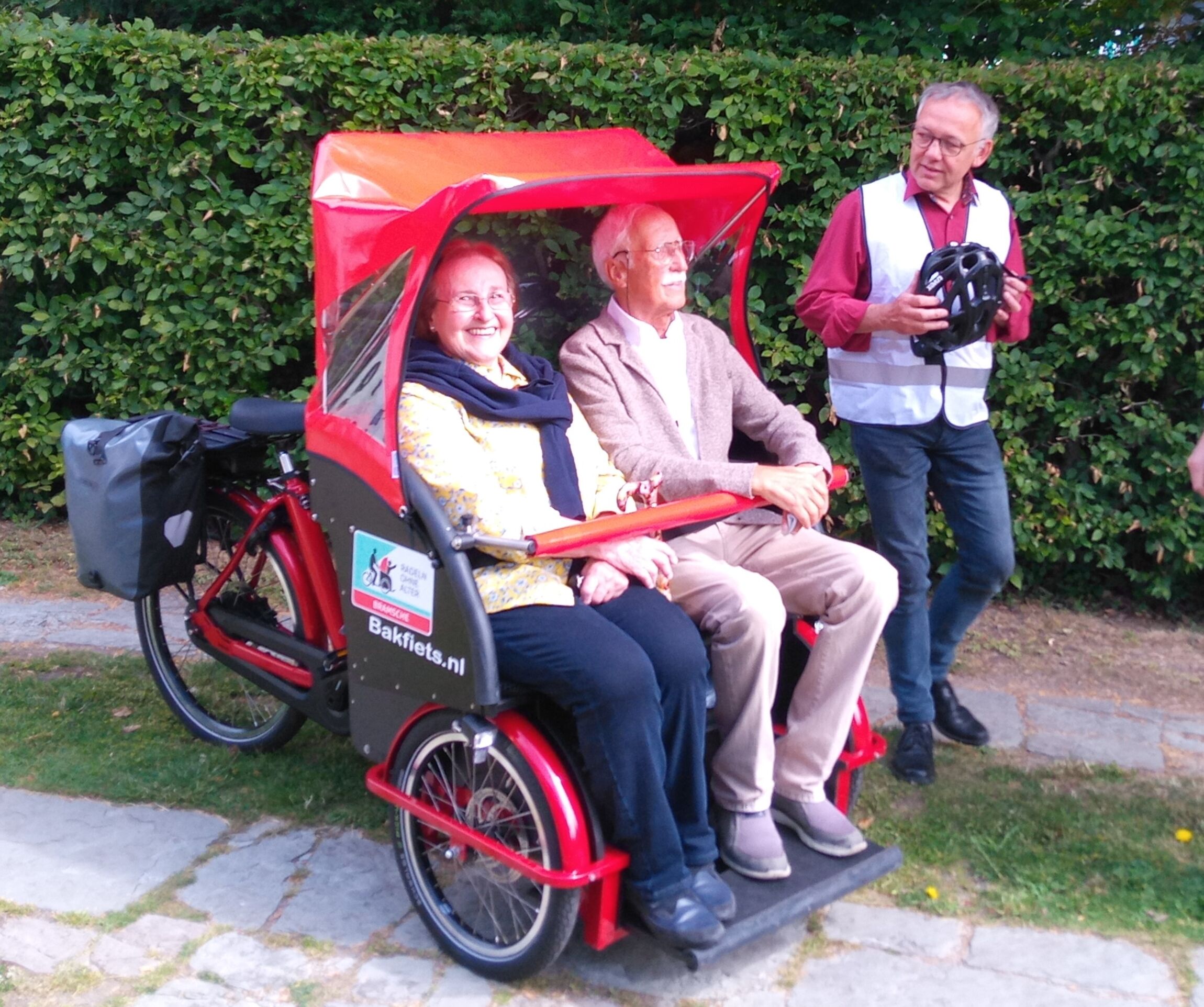 1.Rikschafahrt mit Schnellers