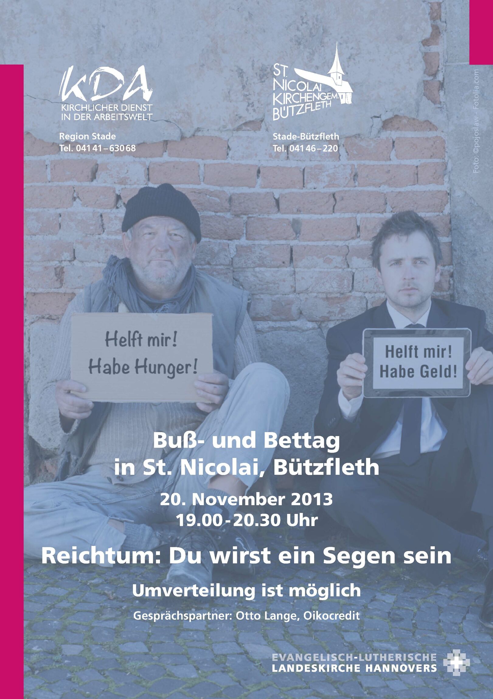 Plakat Buß-und Bettag