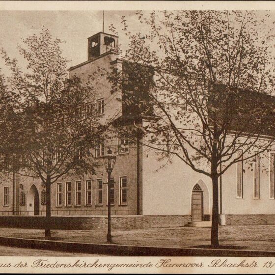 Hannover - Schackstr 13 15 Gemeindehaus der Friedenskirchengemeinde - 1935 04 12 - V - Kopie