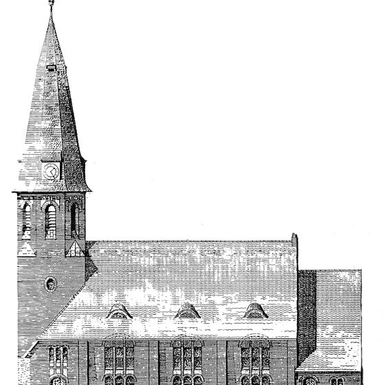 Zeichnung des Architekten