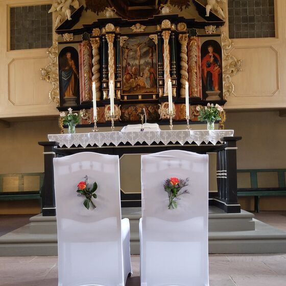 Hochzeit in der St. Andreas Kirche zu Wehrstedt