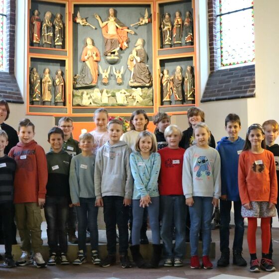 Begrüßung der neuen KU4 Kinder 2024