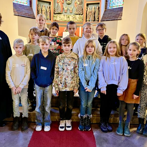 Begrüßung der neuen KU 4 Kinder 2025/2026