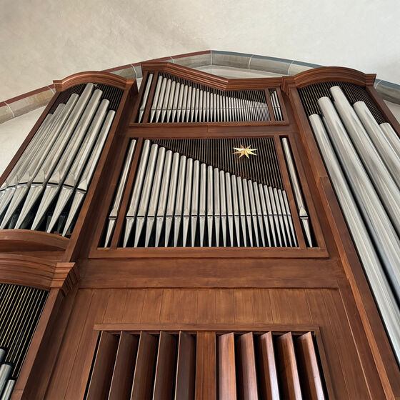 Orgel Blick nach oben