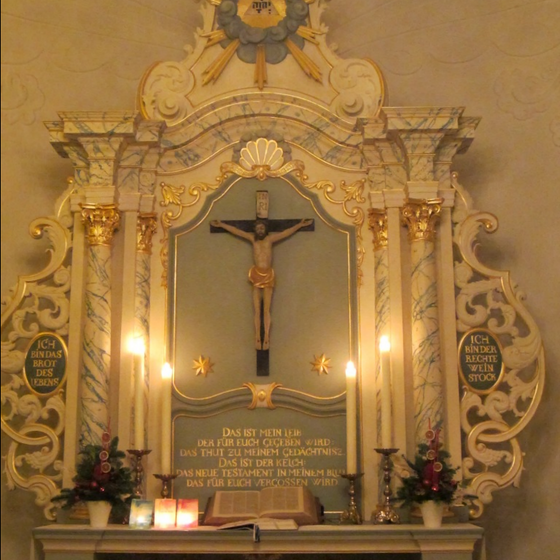Altar im Advent