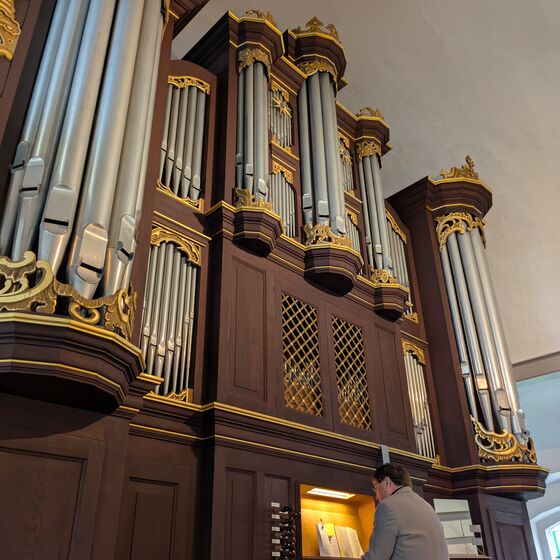 burchroth an der orgel