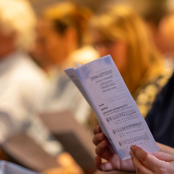 Operngottesdienst in der Markuskirche. Bild: F. Gartmann / EMA