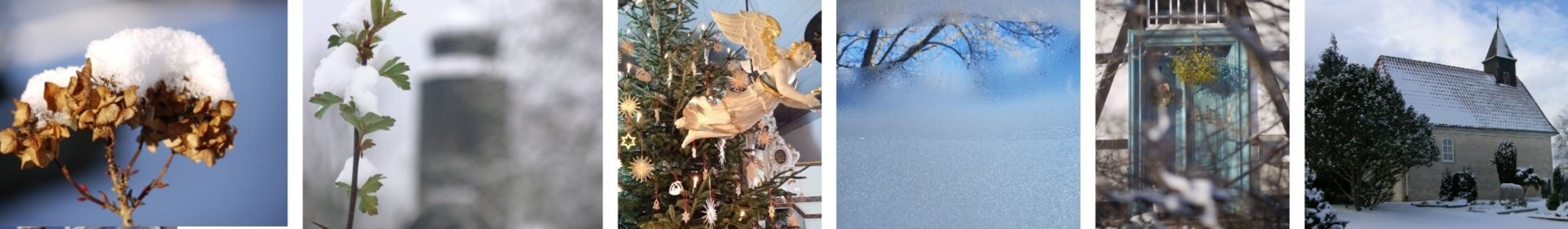 Weihnachtliche Impressionen aus den Gemeinden - Collage