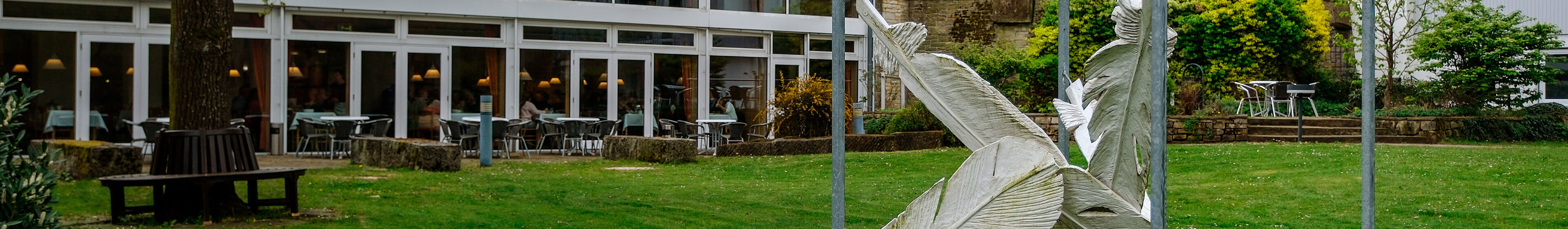 Tagungsstätte Blick von Außen auf die Galerie