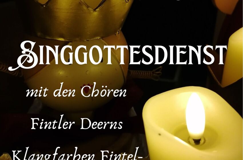 Singe-Gottesdienst am 4. Advent