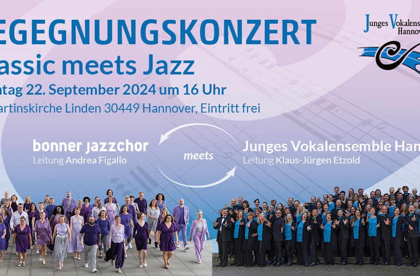 Plakat Begegnungskonzert Classic meets Jazz 22.09.2024