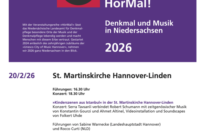 Plakat HörMal 20.02.2026