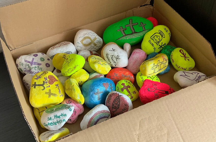 2020-Ostersteine-Auswahl (Foto: M. Wächter)