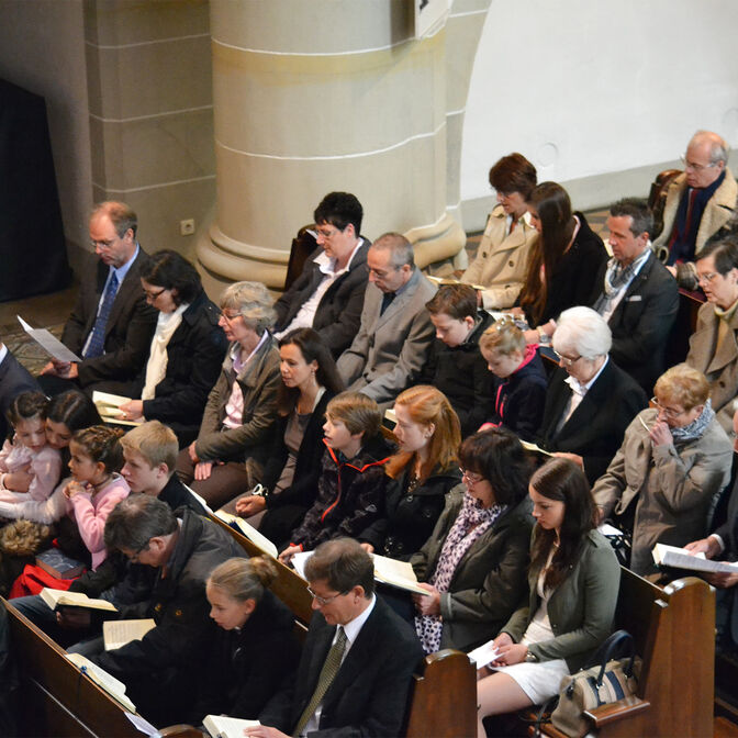 Gottesdienstbesucher