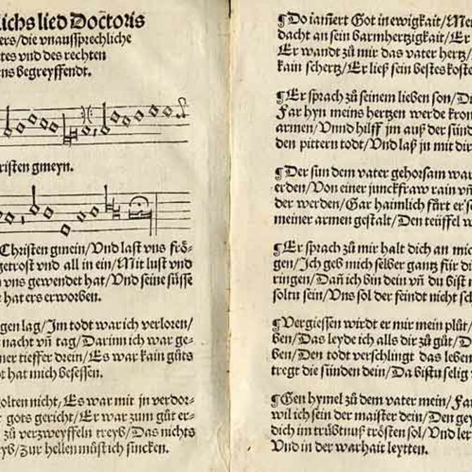 Predigtreihe 500 Jahre Gesangbuch