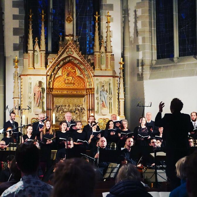 Chor Acustico in der Gartenkirche