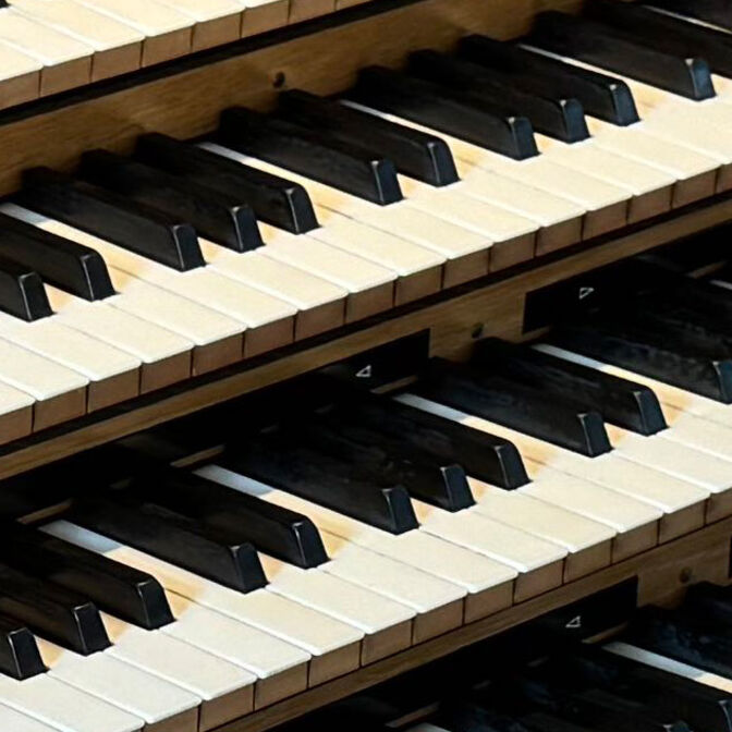 Slider Orgelklaviatur