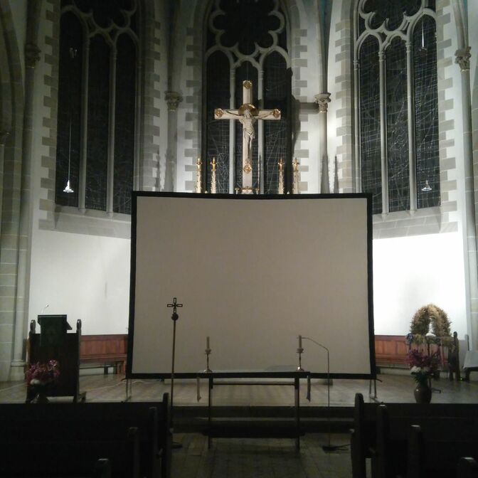 Große Leinwand