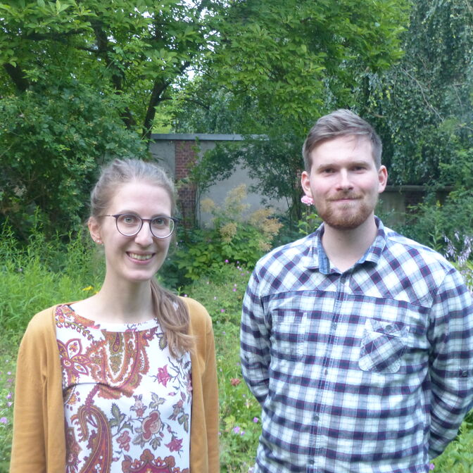 Isabelle Richter und Magnus Witting beim Sommerfest der Kantorei St. Martin 2023
