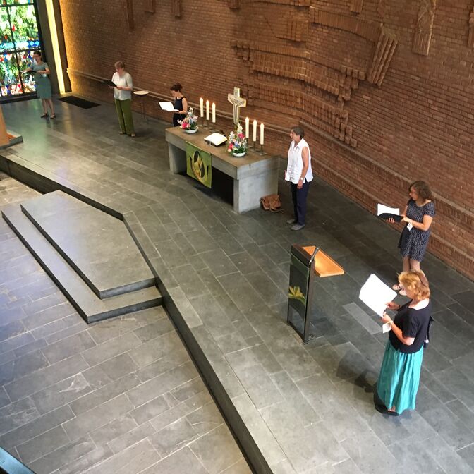 Auftritt der Kantorei St. Martin im Frühjahr 2021