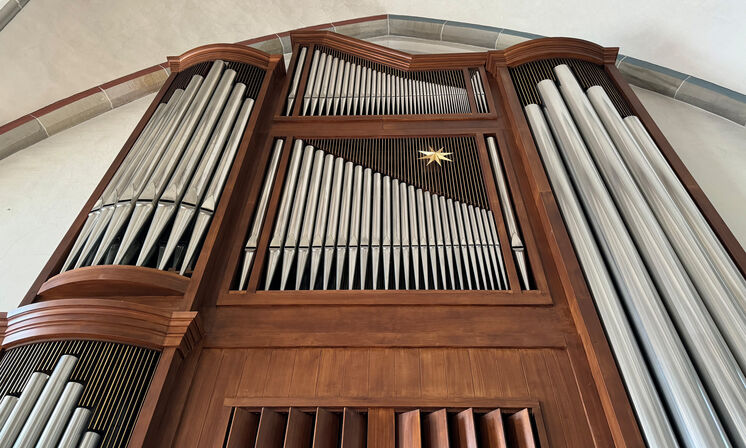 Orgel Blick nach oben
