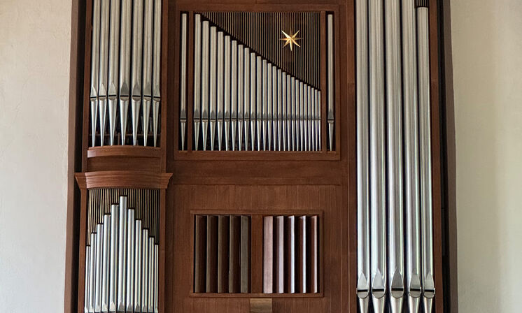 Orgel Prospekt nah