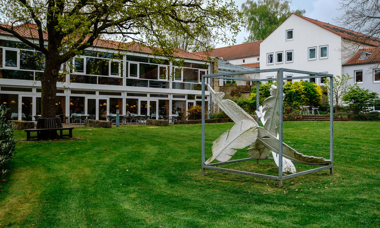 Tagungsstätte Blick von Außen auf die Galerie